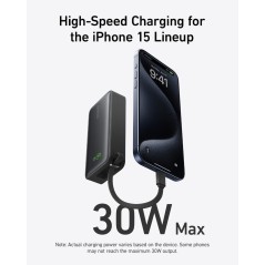 Anker 545 Nano Power Bank 10000mAh - PD 30W, 2C/2A, Waterproof | Ultra-Fast Charging & Durable Design
